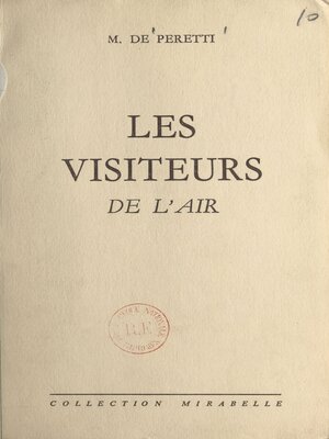 cover image of Les visiteurs de l'air